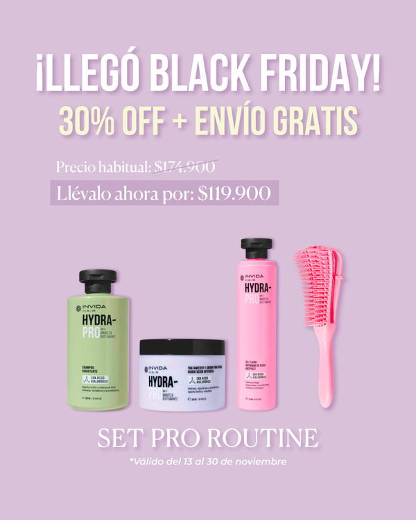 Rutina 30 días + Cepillo Desenredante | Set Pro-Routine