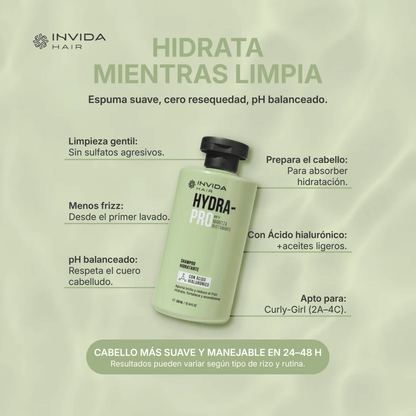 Rutina 30 días | Set Pro - Routine | + Cepillo Desheredante - Invida Hair
