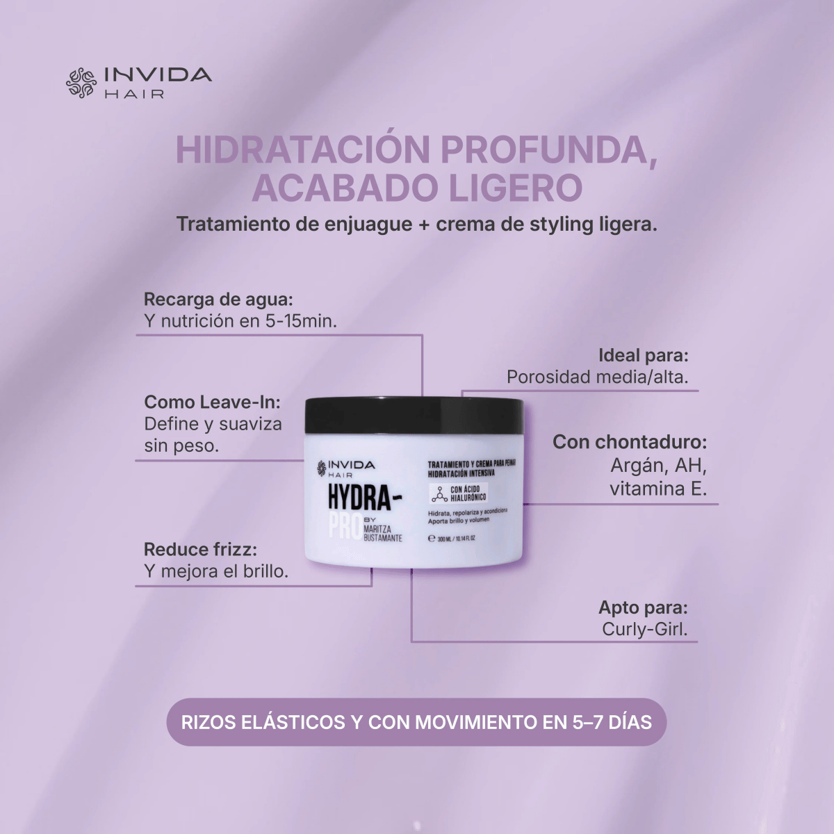 Rutina 30 días | Set Pro - Routine | + Cepillo Desheredante - Invida Hair