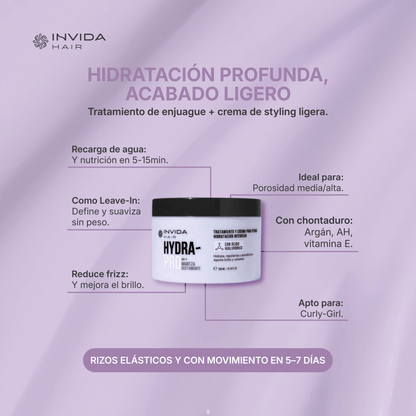 Rutina 30 días | Set Pro - Routine | + Cepillo Desheredante - Invida Hair